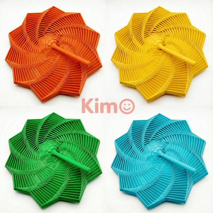 Teleskopik Katlanabilir Yıldız - Spiral Uzayan Stres Oyuncağı (Fidget Star)